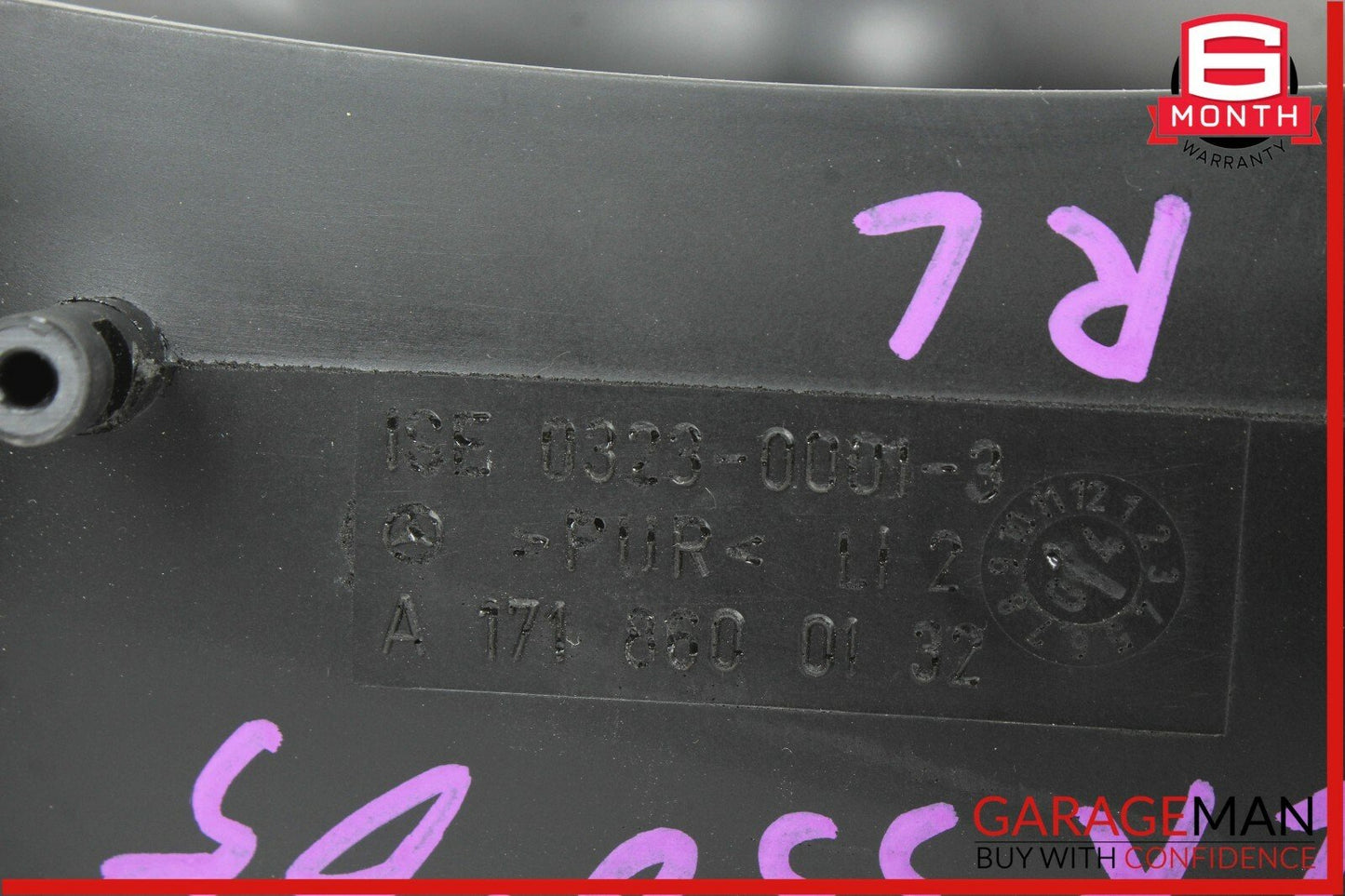 05-11 Mercedes R171 SLK350 Rear Left Seat Headrest Head Support Roll Bar OEM