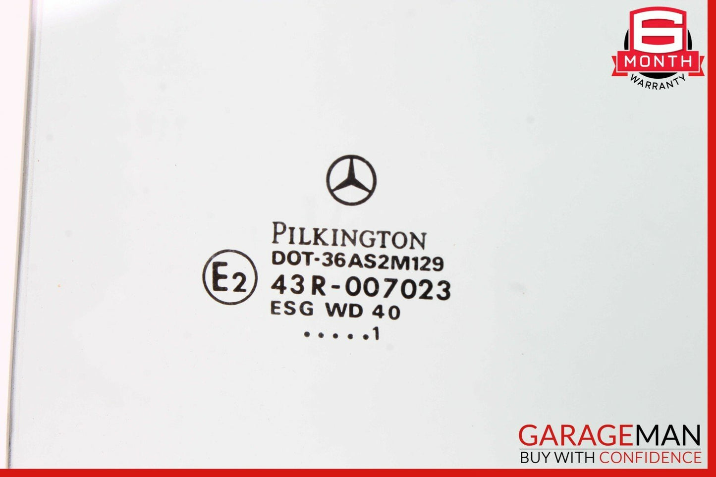 01-04 Mercedes R170 SLK230 SLK320 Pilkington Front Right Side Door Window Glass