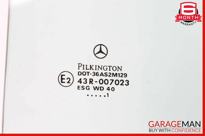 01-04 Mercedes R170 SLK230 SLK320 Pilkington Front Right Side Door Window Glass