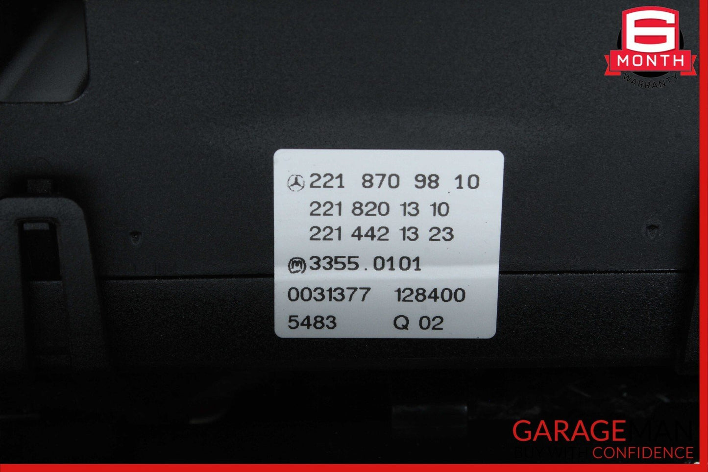 07-14 Mercedes W221 S550 Center Dash Heater Switch Control Panel Assembly OEM