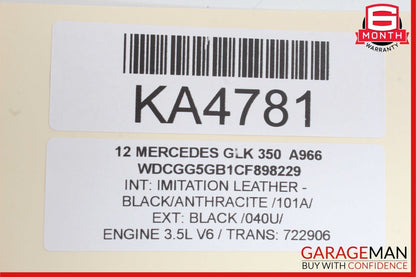 08-18 Mercedes X204 GLK350 C250 Rear Right Side Door Control Module Unit OEM