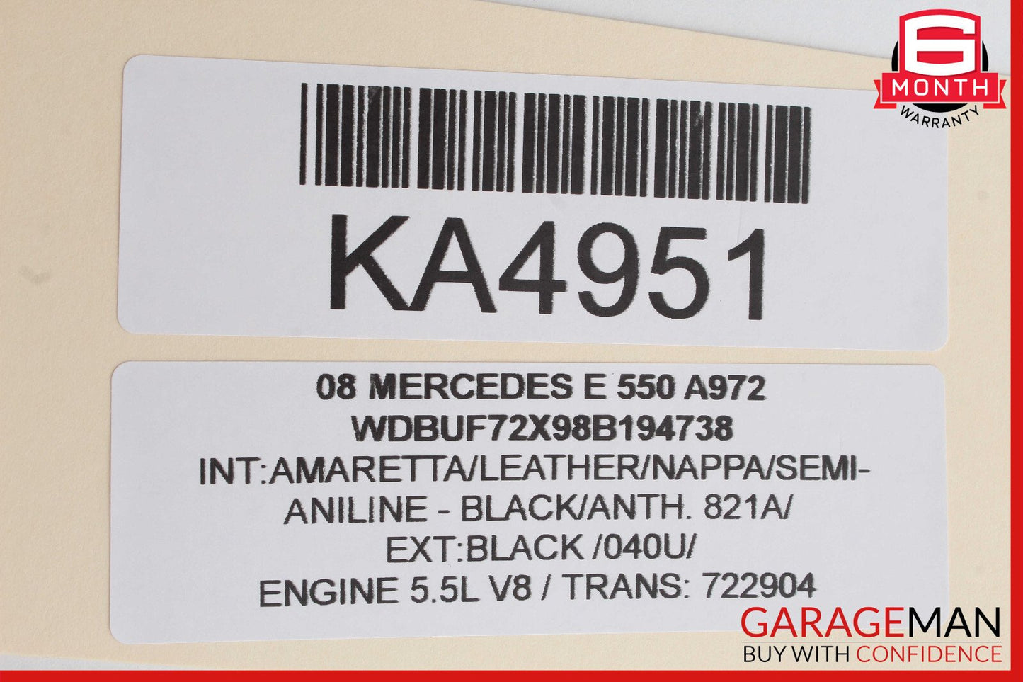 07-12 Mercedes W211 E550 Voice Language Communication Control Module OEM