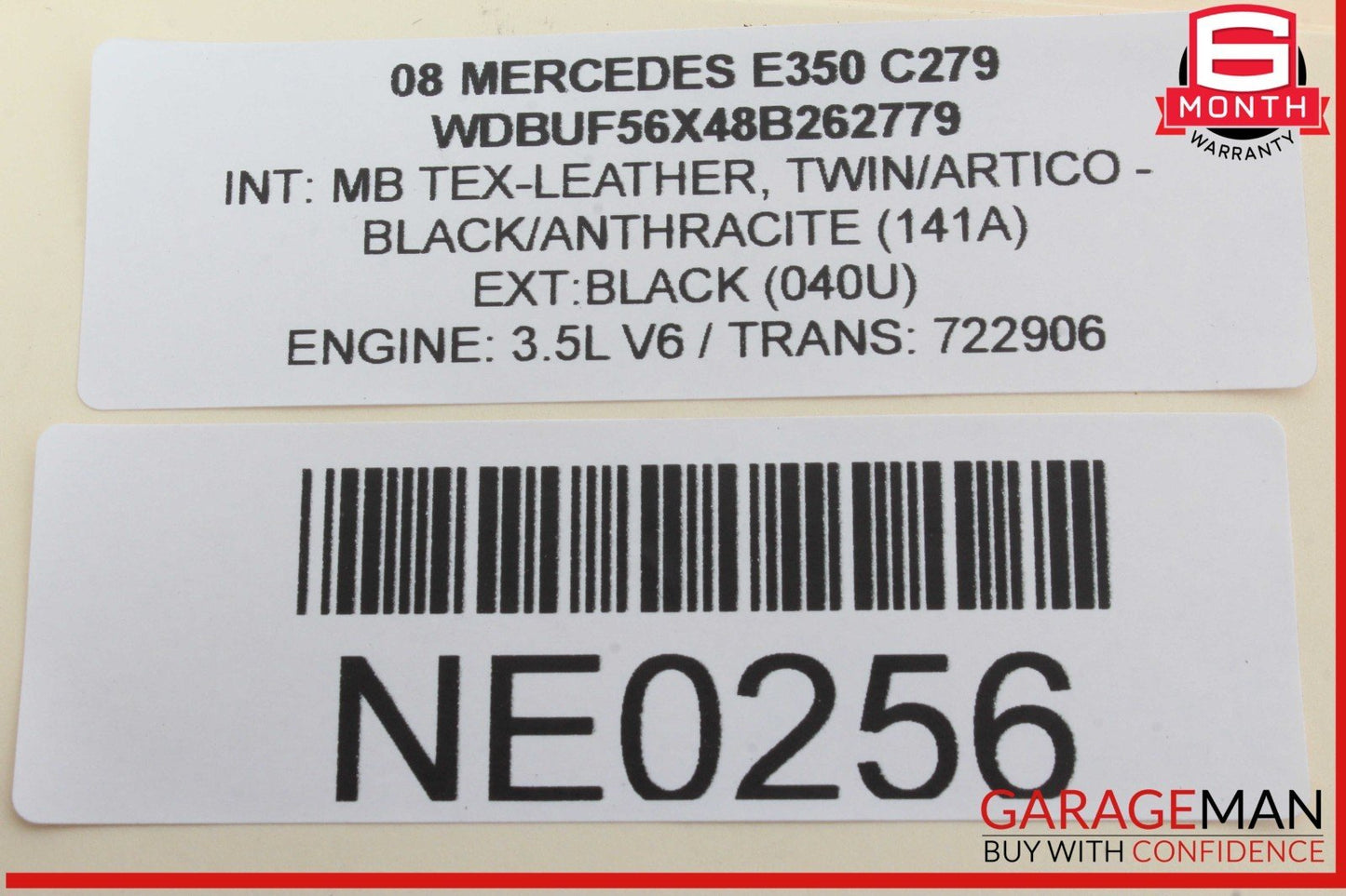 07-09 Mercedes W211 E350 E550 Front Left Side Bumper Fog Light Grille Grill OEM