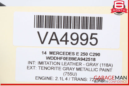 08-18 Mercedes W212 E250 CLS500 C250 Rear Left Side Door Control Module Unit OEM