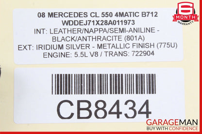 07-10 Mercedes W216 CL550 S550 S600 Instrument Cluster Speedometer OEM
