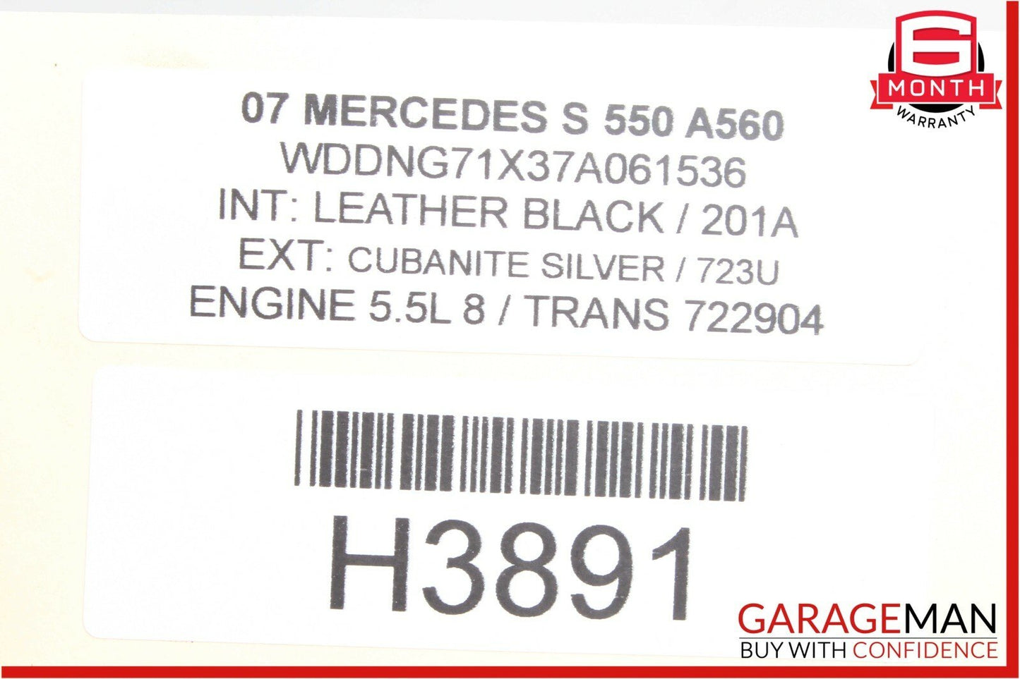 07-14 Mercedes S550 CL550 Front Left Seat Belt Seatbelt Receiver Buckle Black