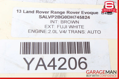 12-17 Range Rover Evoque L538 Engine Motor Coolant Expansion Tank w/ Cap OEM