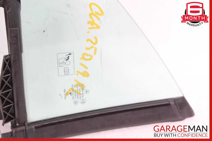 14-19 Mercedes W117 CLA250 Rear Left Driver Side Door Quarter Window Glass OEM