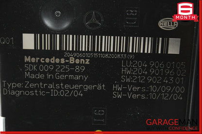 12-14 Mercedes W204 C250 C63 AMG Rear SAM Fuse Box Relay Module Assembly