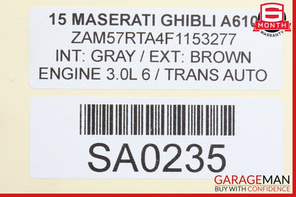 14-17 Maserati Ghibli BEHR AC A/C Air Box Heater Core Blower Motor Assembly OEM
