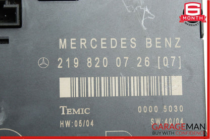 06-11 Mercedes W219 CLS500 CLS55 AMG Front Right Side Door Control Module