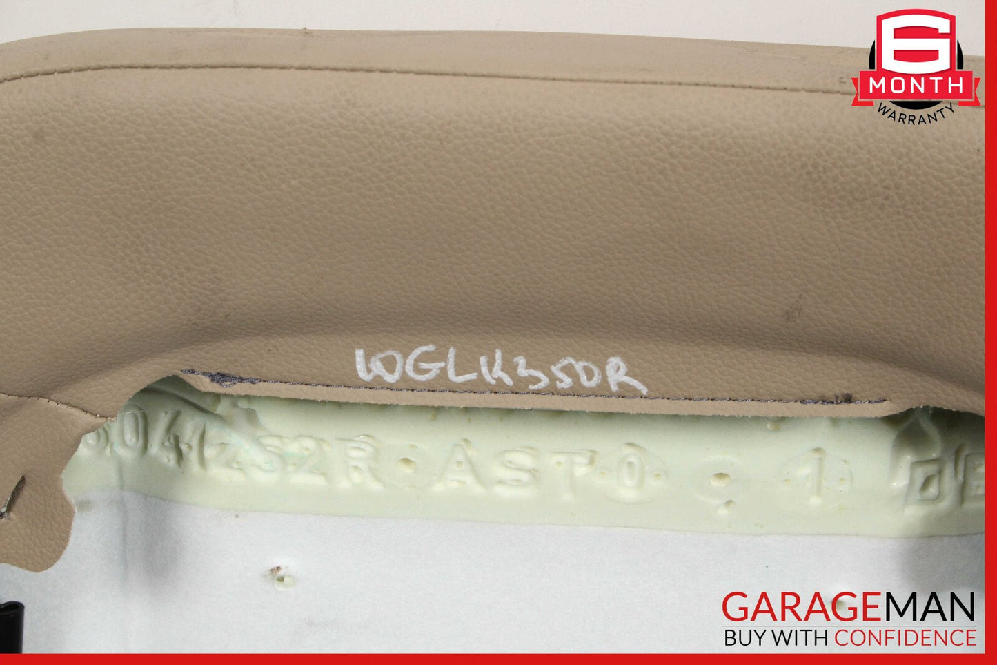 10-15 Mercedes X204 GLK350 Front Right Side Top Upper Seat Cushion OEM