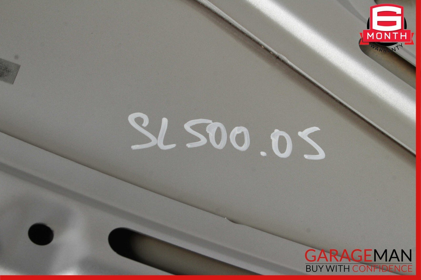 03-08 Mercedes R230 SL500 Convertible Hard Top Folding Roof Panel Silver OEM