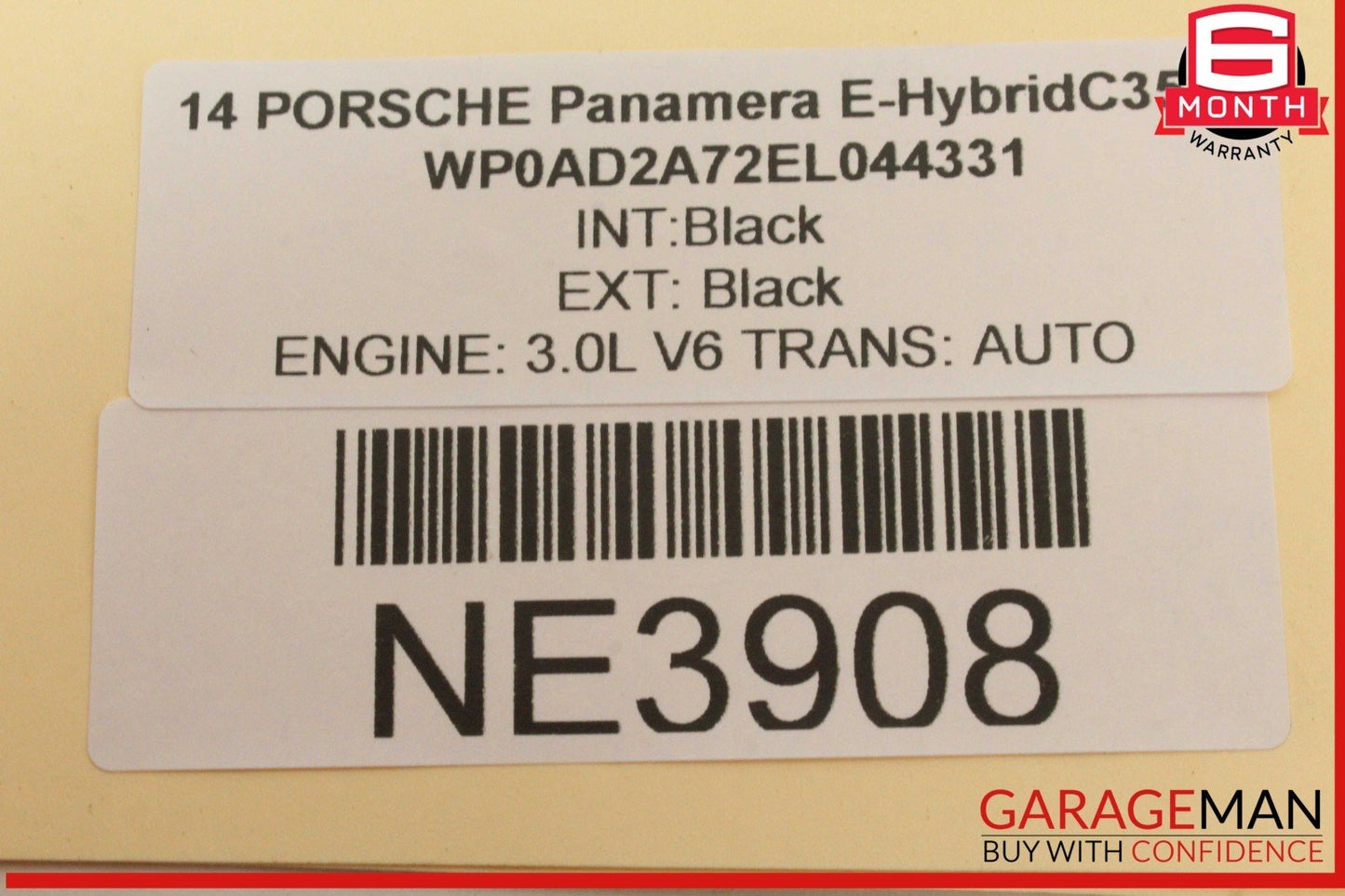 10-16 Porsche Panamera 970 E-Hybrid Rear Left Side Door Lock Latch Actuator OEM