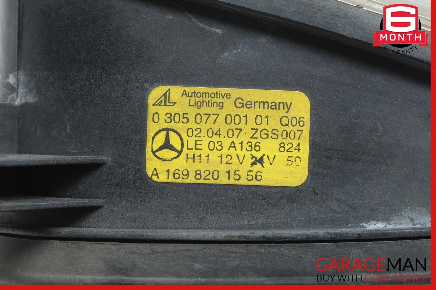 07-09 Mercedes GL320 E350 CLK350 Front Left Side Foglight Fog Light Lamp