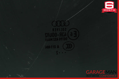 12-18 Audi A7 Rear Left Driver Side Door Window Auto Glass OEM