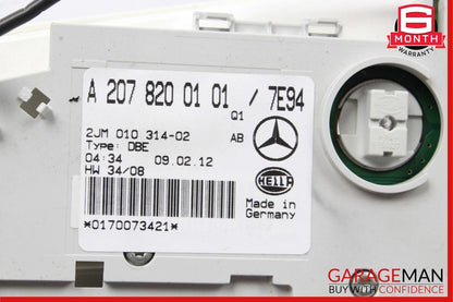 11-13 Mercedes W207 E350 E550 Convertible Overhead Reading Map Dome Light Lamp