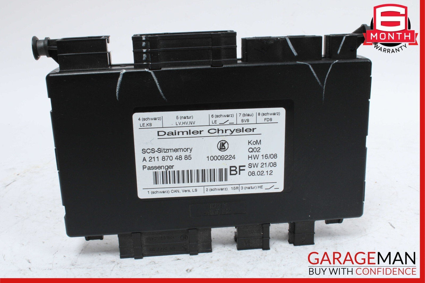 03-13 Mercedes X164 GL450 CLS550 ML350 Front Right Side Seat Control Module OEM