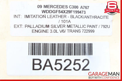 08-18 Mercedes W204 C300 C250 E400 Front Right Side Door Control Module OEM