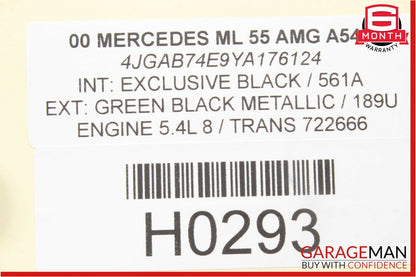 98-05 Mercedes W163 ML500 ML55 AMG Seat Control Module Front Left Or Right OEM