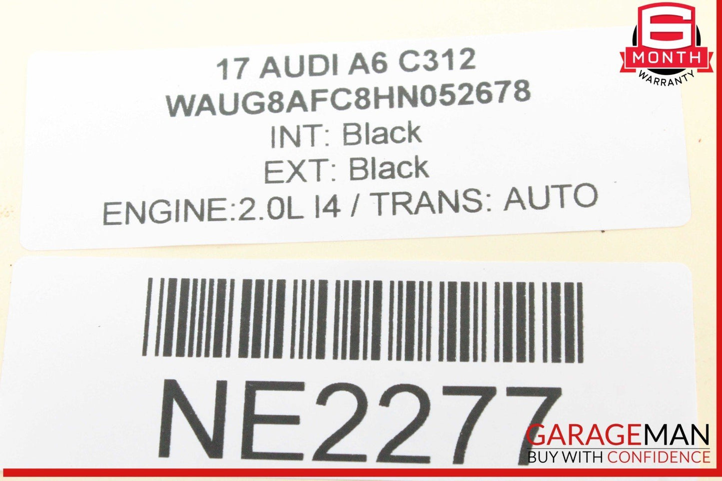 09-18 Audi A6 S4 Rear Right Passenger Side Upper Control Arm 8K0505324H OEM