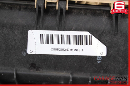 07-09 Mercedes W211 E350 E550 Front Right Side Lower Bottom Seat Cushion Beige