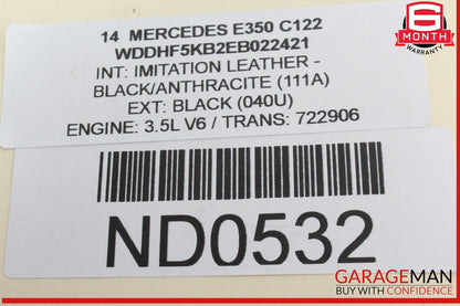 12-14 Mercedes W212 E350 C300 Right Passenger Side Exterior Door Handle OEM