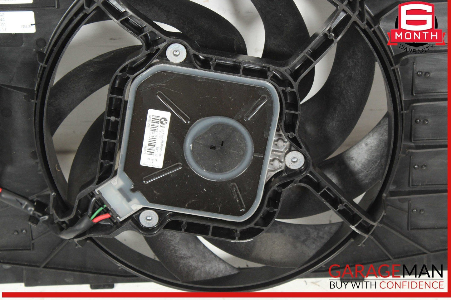 14-21 BMW i3 I01 Hybrid Radiator Cooling Fan Motor Shroud 8641949 OEM