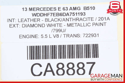 08-16 Mercedes W212 E63 AMG E350 C350 Front Left Door Window Regulator Motor OEM