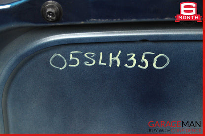 05-11 Mercedes R171 SLK280 SLK350 Convertible Hard Top Roof Folding Panel Blue