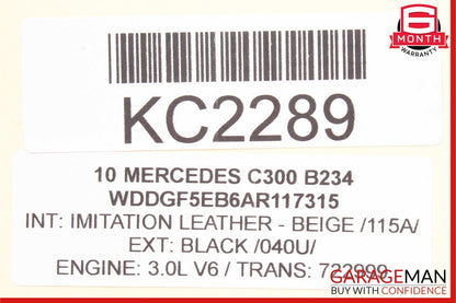 08-18 Mercedes CLS400 E350 C350 C300 Rear Right Side Door Control Module Unit