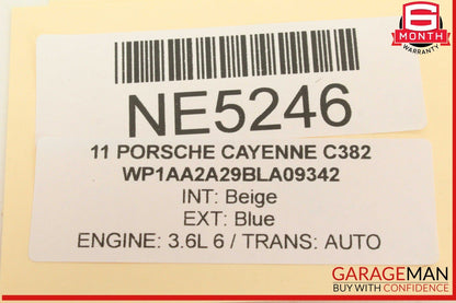 11-18 Porsche Cayenne 958 Yaw Rate Speed Sensor 7P0907652 OEM