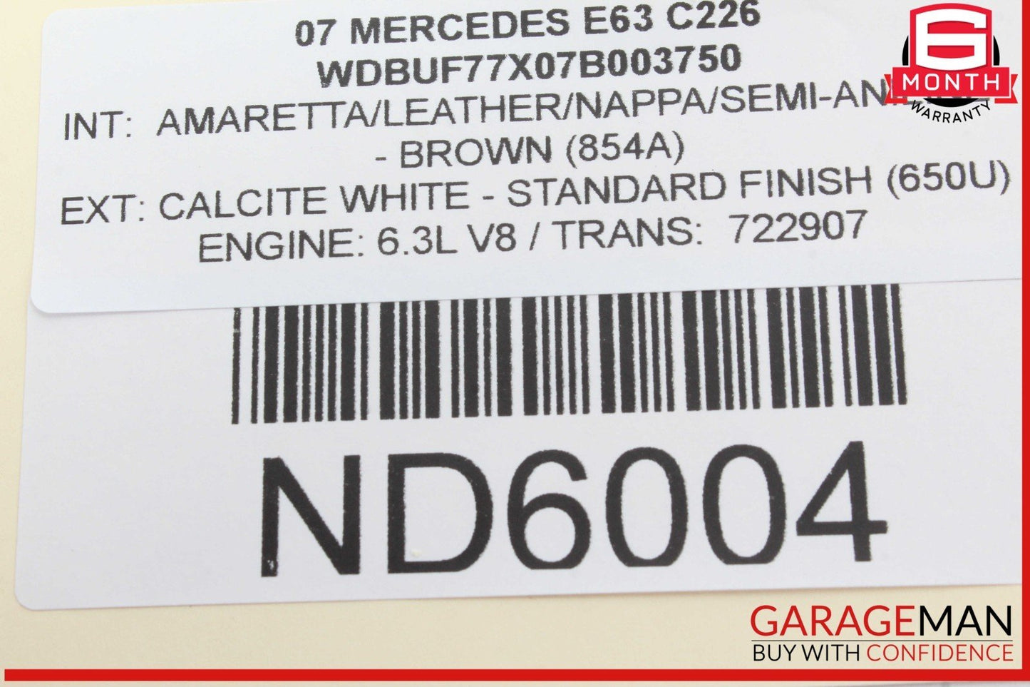 07-11 Mercedes W211 E63 AMG Fuel Pump Motor Control Module 0355400145 OEM