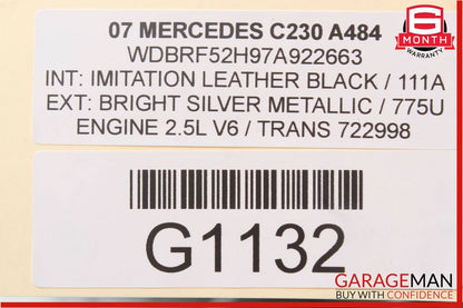 01-07 Mercedes W203 C230 Rear Right Passenger Side Control Arm Set OEM