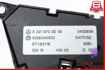 07-14 Mercedes W221 S550 CL550 Front Left Side Seat Controller Memory Switch
