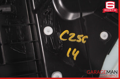 08-14 Mercedes W204 C250 Sedan Rear Left Side Interior Door Panel Anthracite
