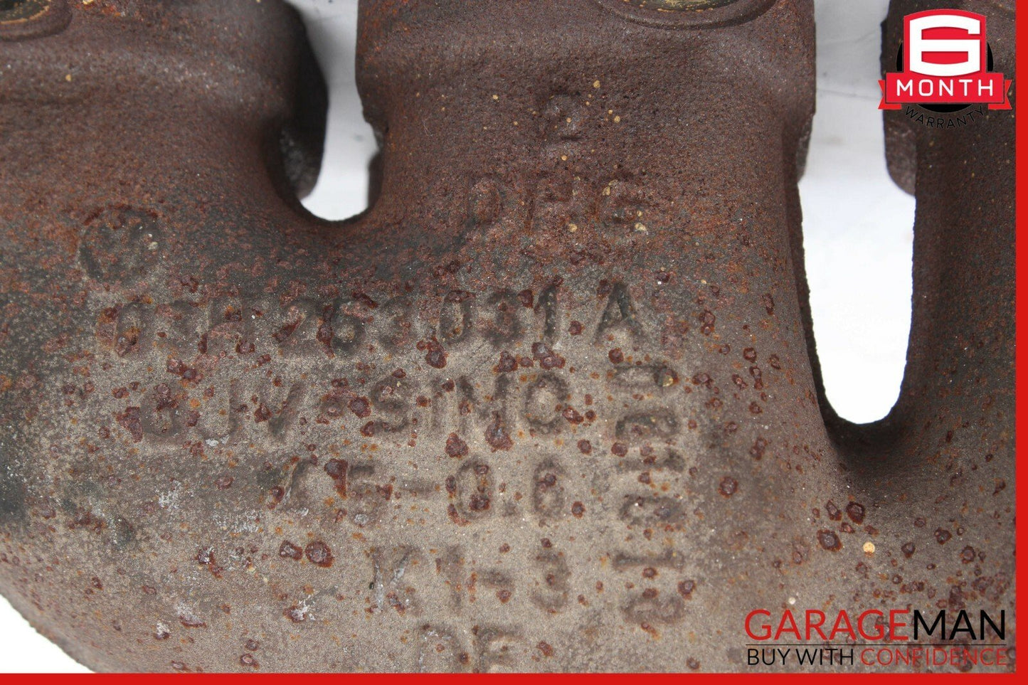 11-18 Porsche Cayenne Motor Engine Rear Exhaust Manifold 03H253031A