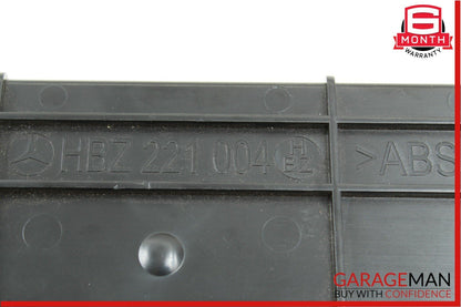 07-09 Mercedes W221 S550 Front Left / Right Lower Seat Compartment Trim Black