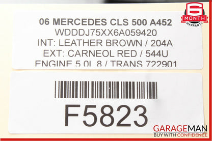 03-11 Mercedes W219 CLS500 E500 Under Seat Control Module Front Right Side OEM
