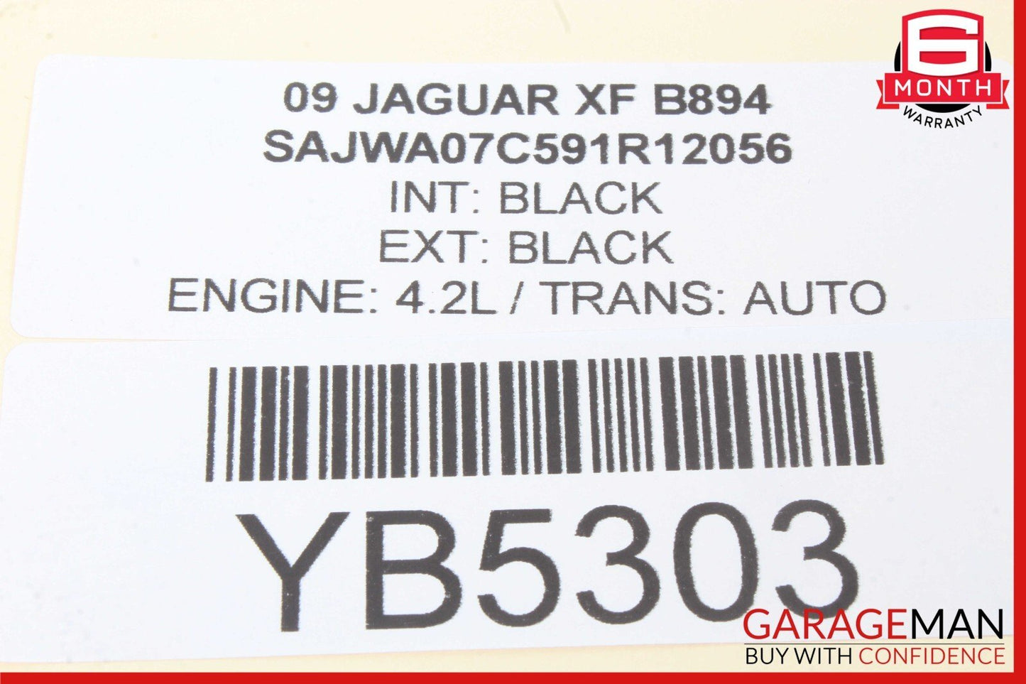 09-15 Jaguar XF XFR X250 Front Left Exterior Door Handle OEM