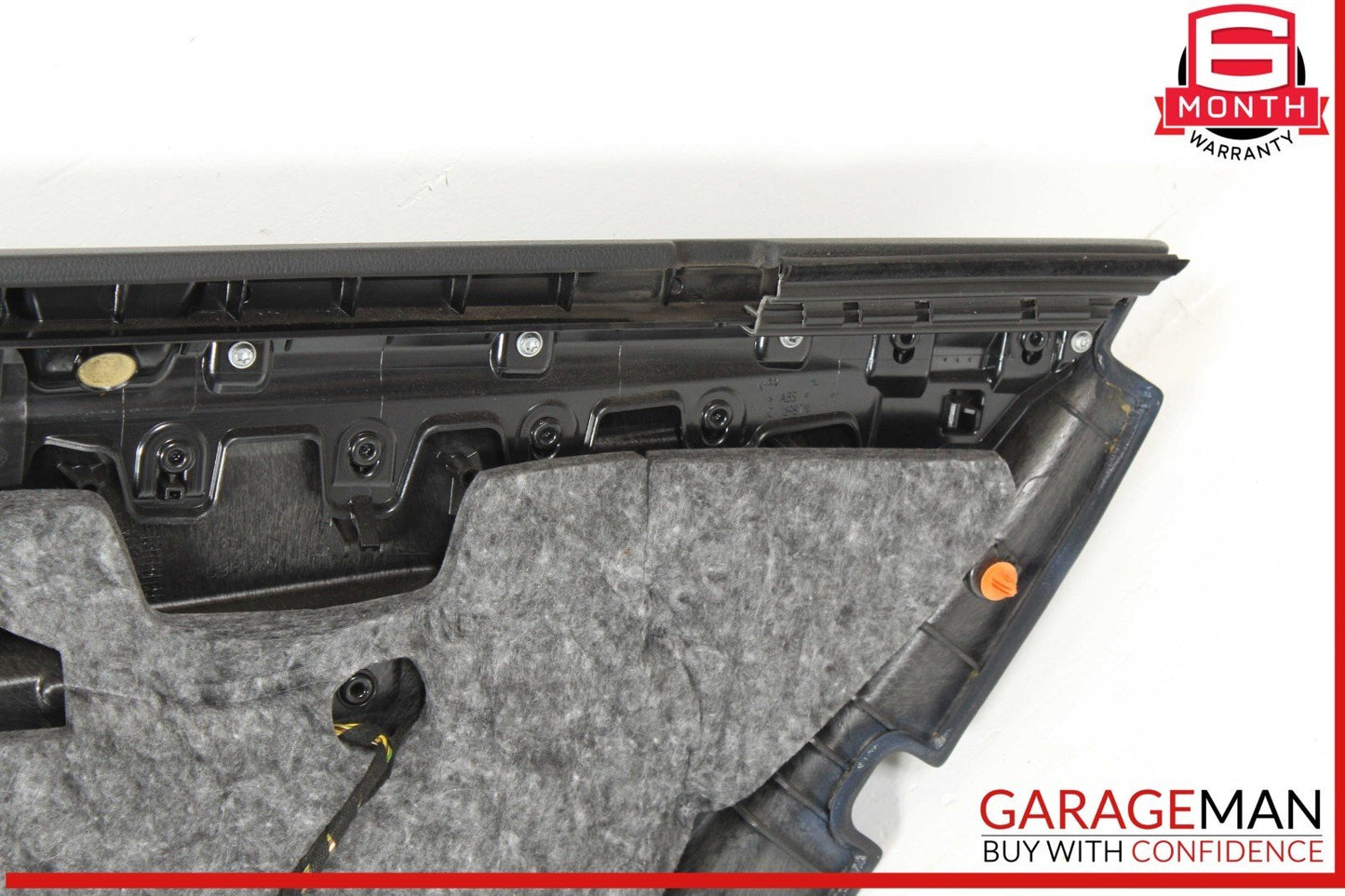 14-16 Mercedes W212 E350 E550 Rear Left Interior Door Panel Leather Black OEM