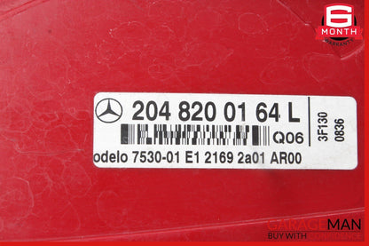 08-11 Mercedes W204 C250 C350 C63 AMG Sedan Rear Left Taillight Tail Light Lamp
