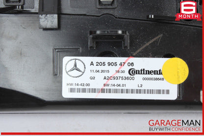 15-20 Mercedes W205 C300 4MATIC C400 A/C AC Heater Climate Control Switch OEM