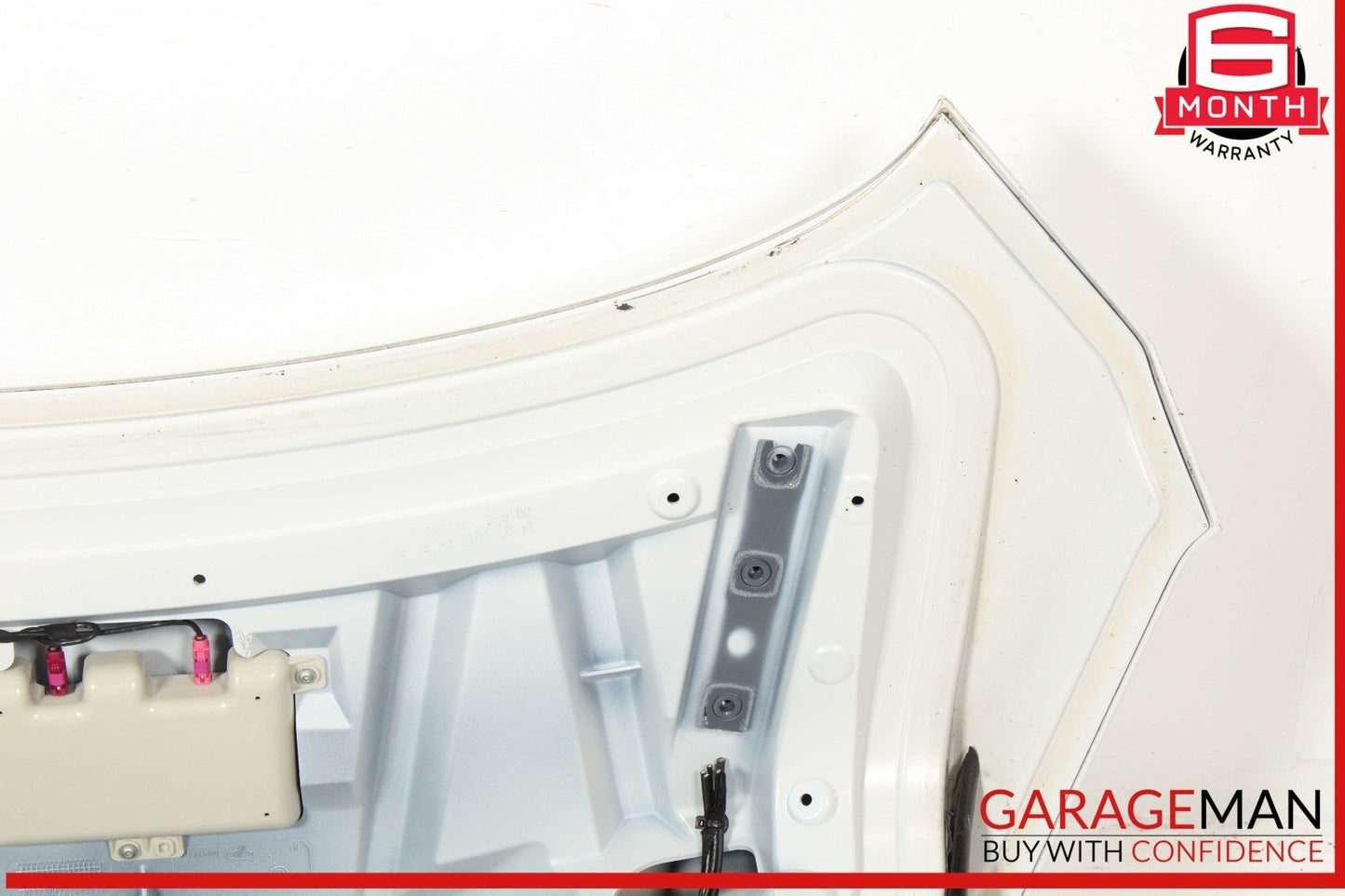 12-18 BMW 640i 650i F06 Trunk Lid Panel Assembly White OEM