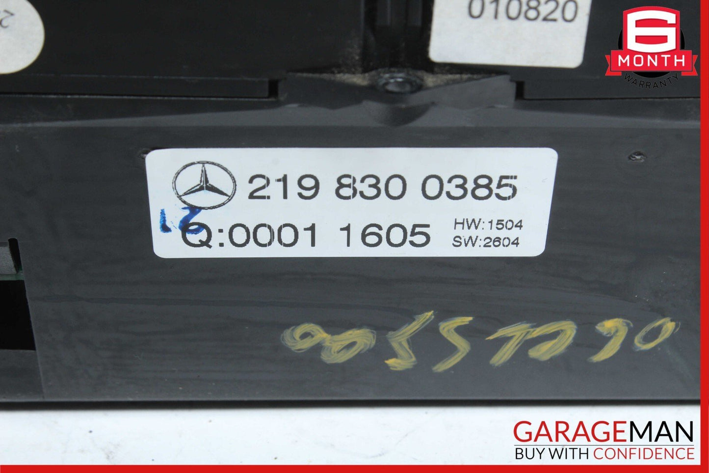 06-11 Mercedes W219 CLS500 CLS55 AMG A/C Heater Switch Climate Controller Module