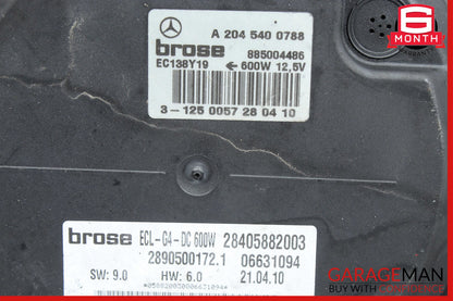 08-18 Mercedes W212 E350 C300 Engine Radiator Cooling Fan Motor 2045400788 OEM