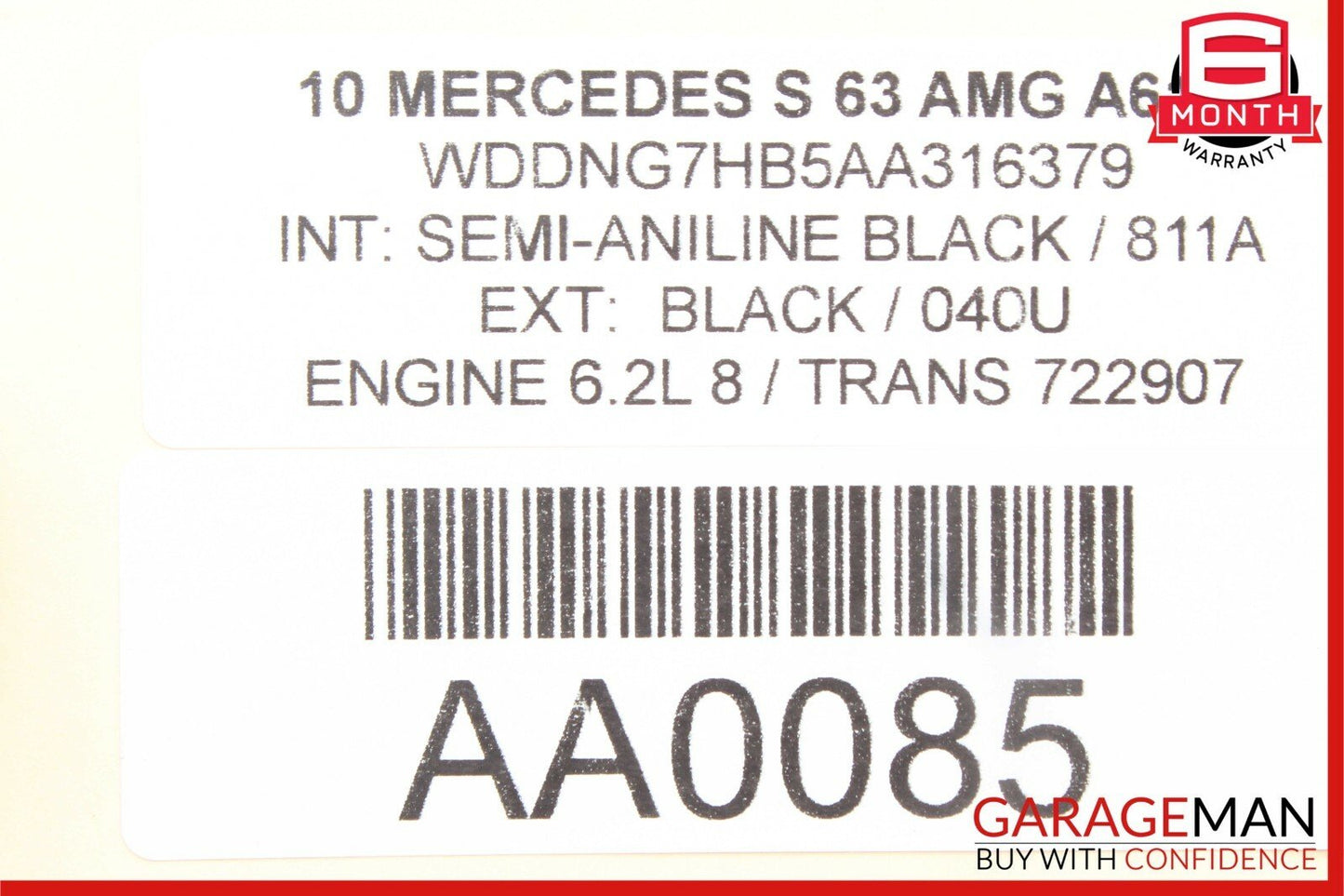 10-13 Mercedes W221 S400 S550 S63 AMG Rear Sam Fuse Relay Box Control Module