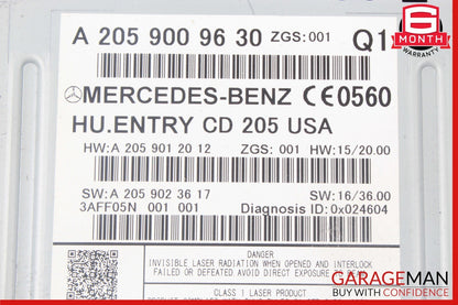 15-18 Mercedes W205 C300 C350e AM/FM CD Player Radio Receiver Module OEM