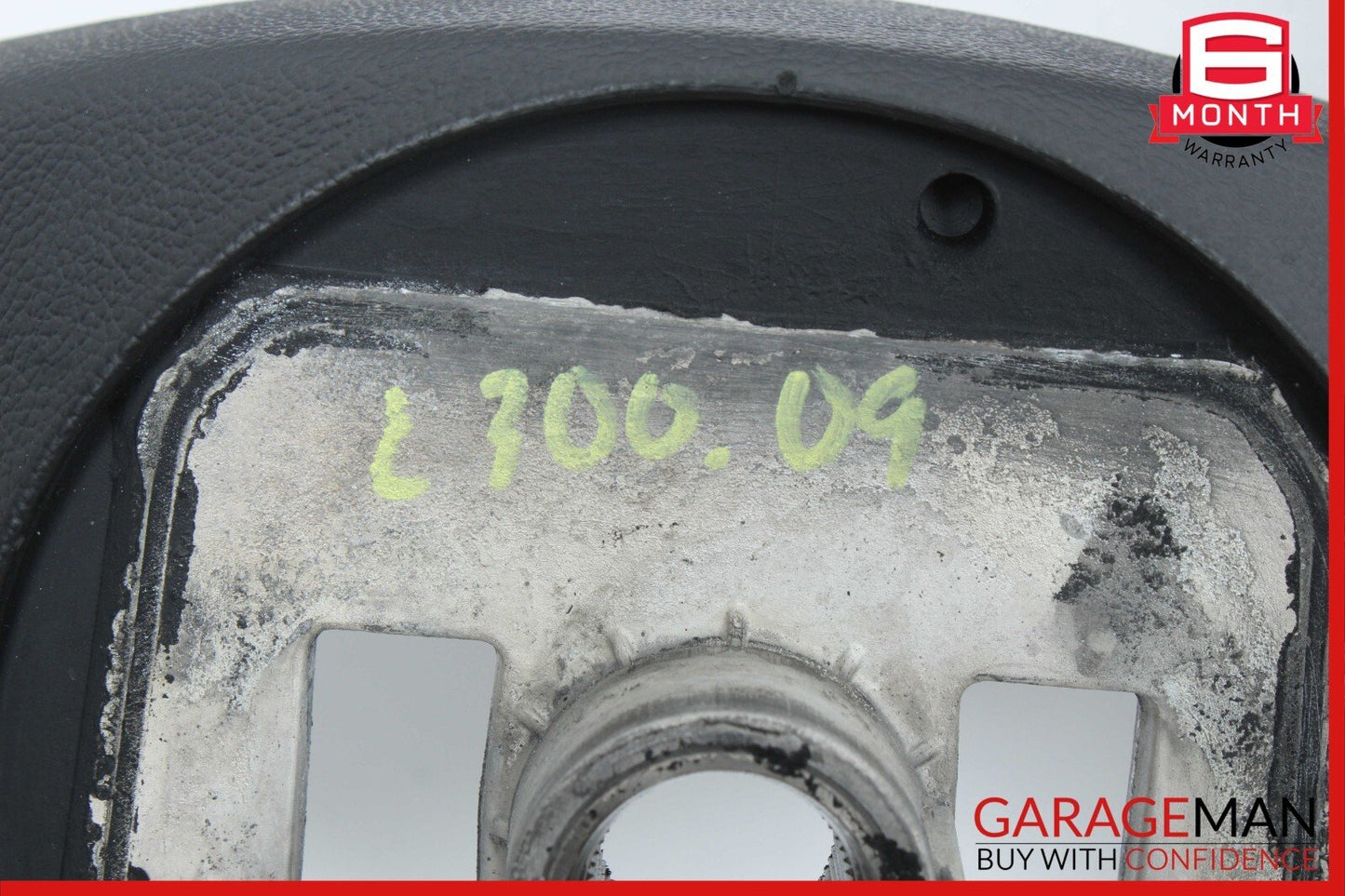08-11 Mercedes W204 C350 3 Spoke Driver Steering Wheel Leather Black OEM