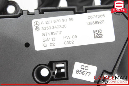 07-13 Mercedes W221 S550 S400 Front Right Side Seat Control Switch OEM